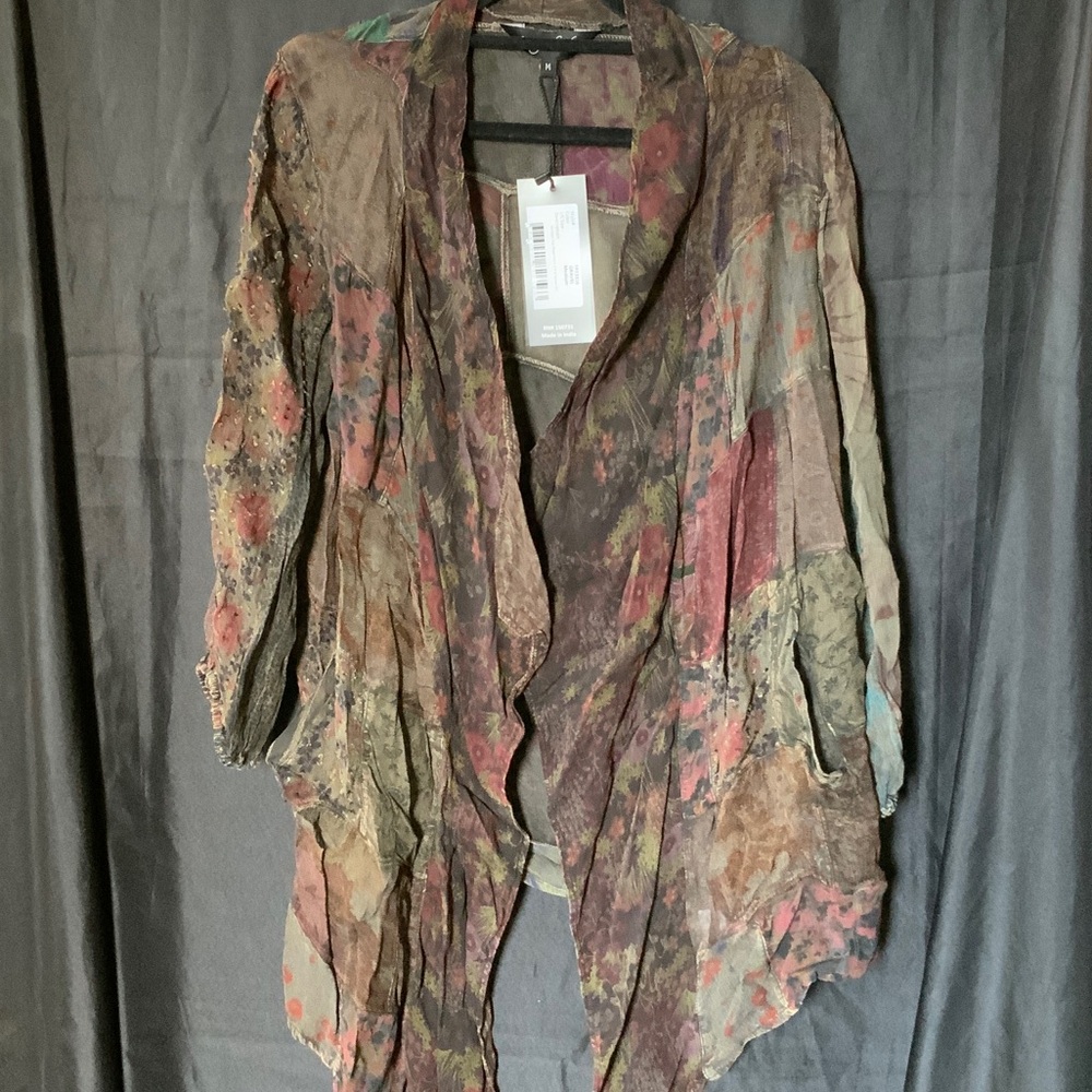 Floral Multicolor Women's sheer jacket